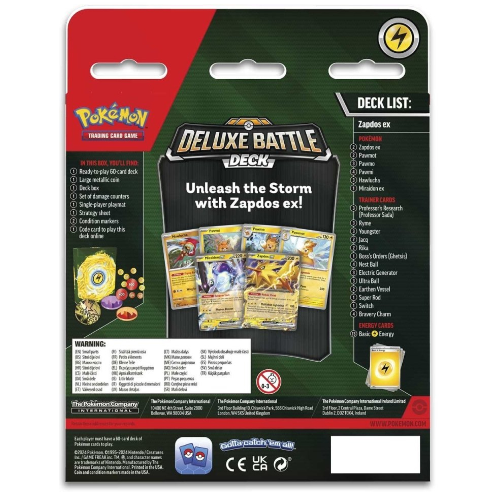 pokemon tcg: deluxe battle deck: zapdos ex pokemon tcg: deluxe battle deck: zapdos ex